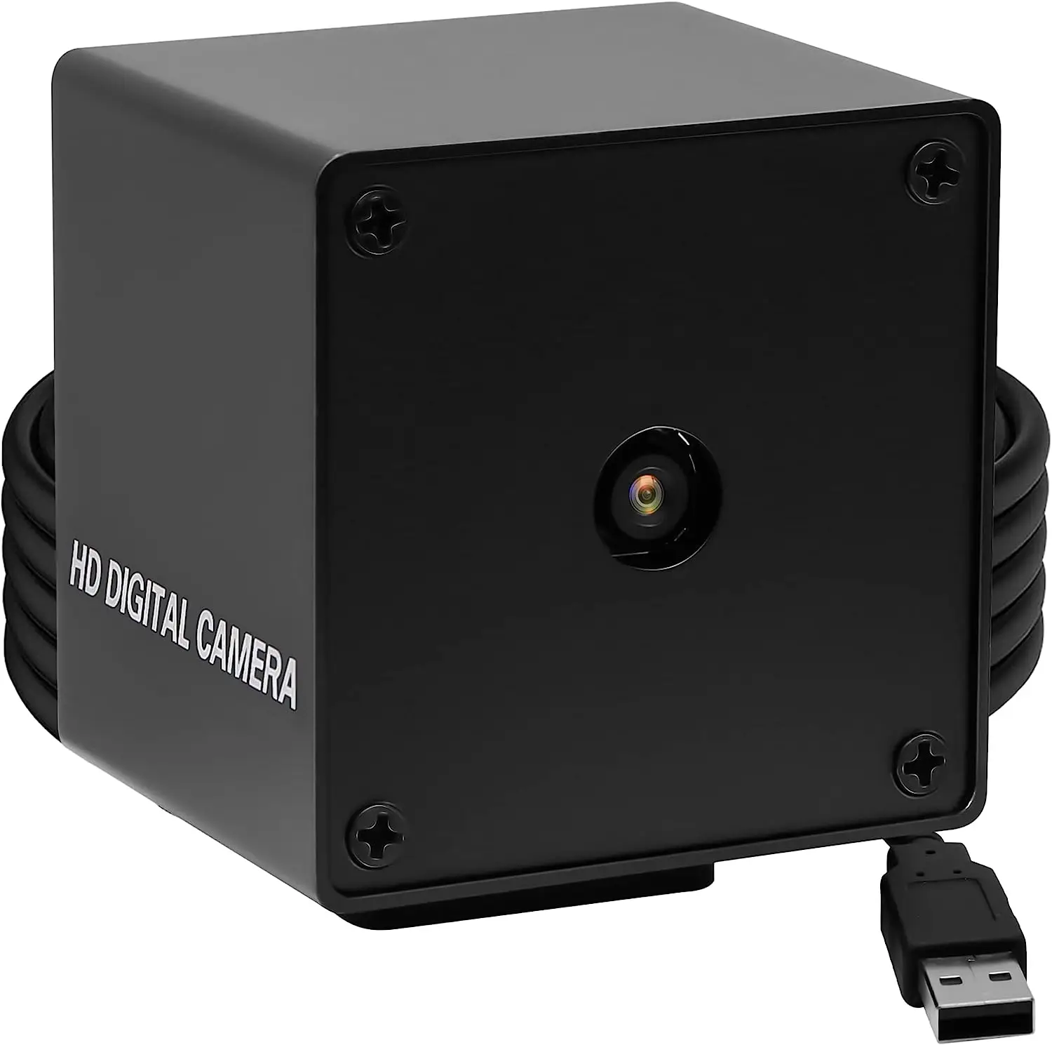 ELP 16mp Autofocus USB Camera with Metal Case, 4656x3496 USB Webcam AF with 68 degree Lens, IMX298 PC Camera for AI Recognition