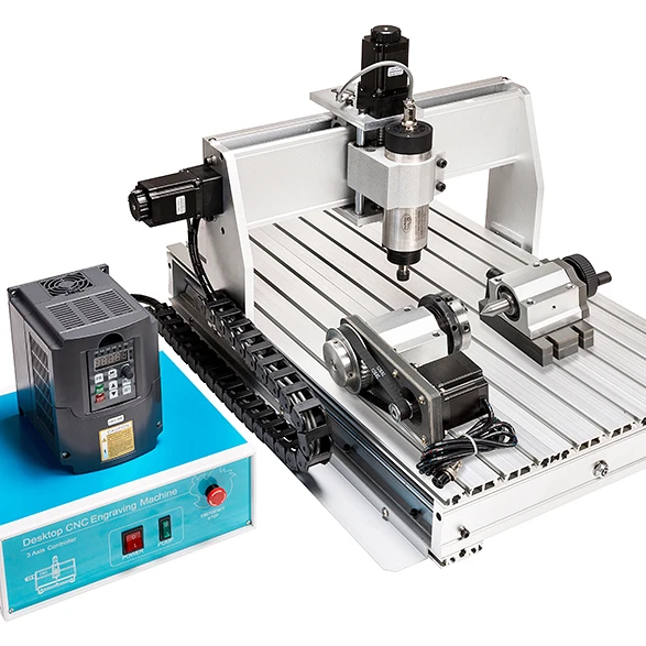 6040 cnc 4 axis 2.2KW router wood engraving machine for soft wood MDF board native wood PVC Acrylic