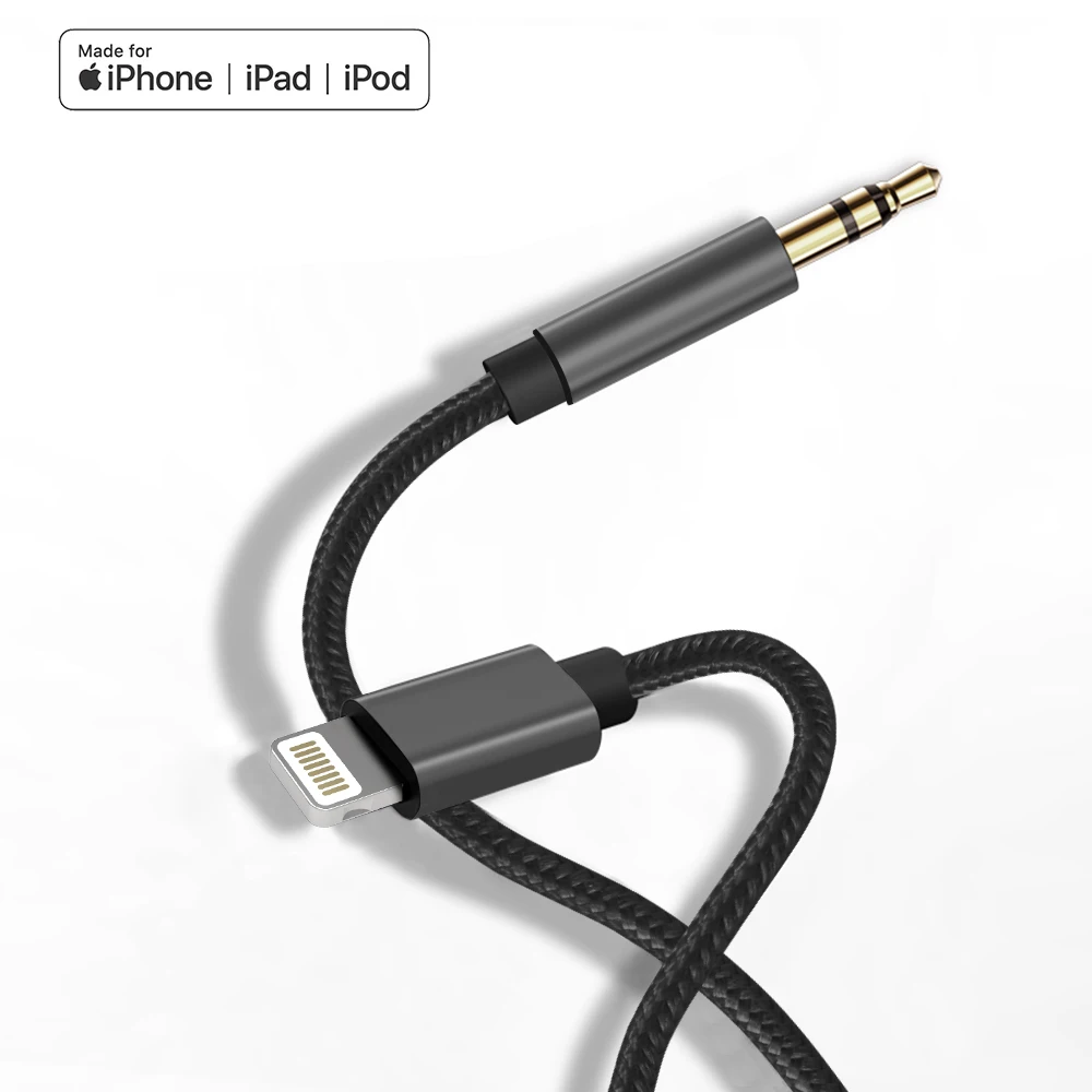 Custom  2.9mm Aux Adapter Jack MFI Cable Quick 3.0 A 3A 5A And Data Cable Micro Usb Cabel Charger Cable