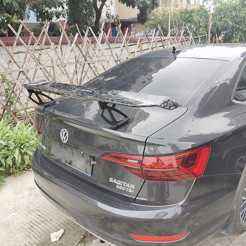 For Car General Tail Modification Mercedes-Benz BMW Audi High Tail Racing Wing High V Model GT Large Tail Fixed Wind Wing