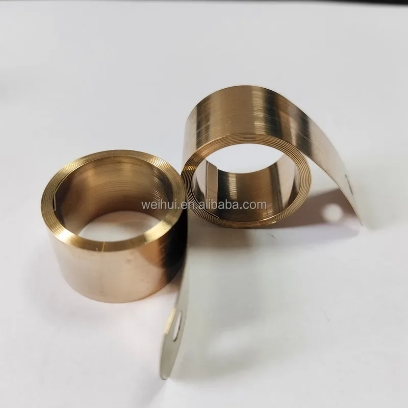 High quality SS301 SUS301 Constant Force Coil Spring For Cable Electric engine and  Curtain Type Fire Damper