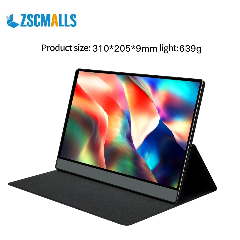 Wholesale P13A 13.3 inch 1080P+HDR IPS 178 Degree  full view Portable  FHD Monitor