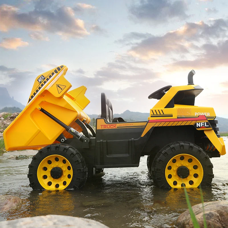  12V Дети ездить на самосвал дети Rc автомобиле строительство трактор с электрическим