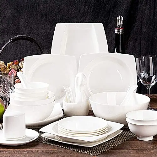 New bone china 24pcs fine porcelain dinner set/plates set /dinner dinnerware luxury  for 6 people