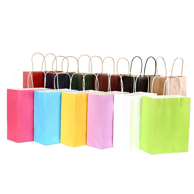 Kingwin Customize Various Color Wholesale Paper Shopping Bag Logo