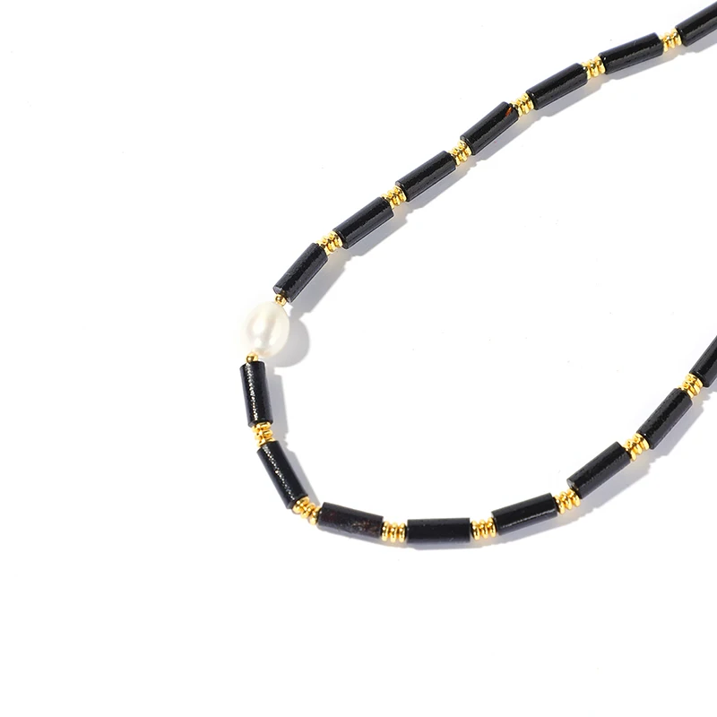 High Quality Faceted Cylinder Pearl Diamond Gemstone Jewelry Set Natural Plating Color Beads Bracelet Necklace Weddings Parties