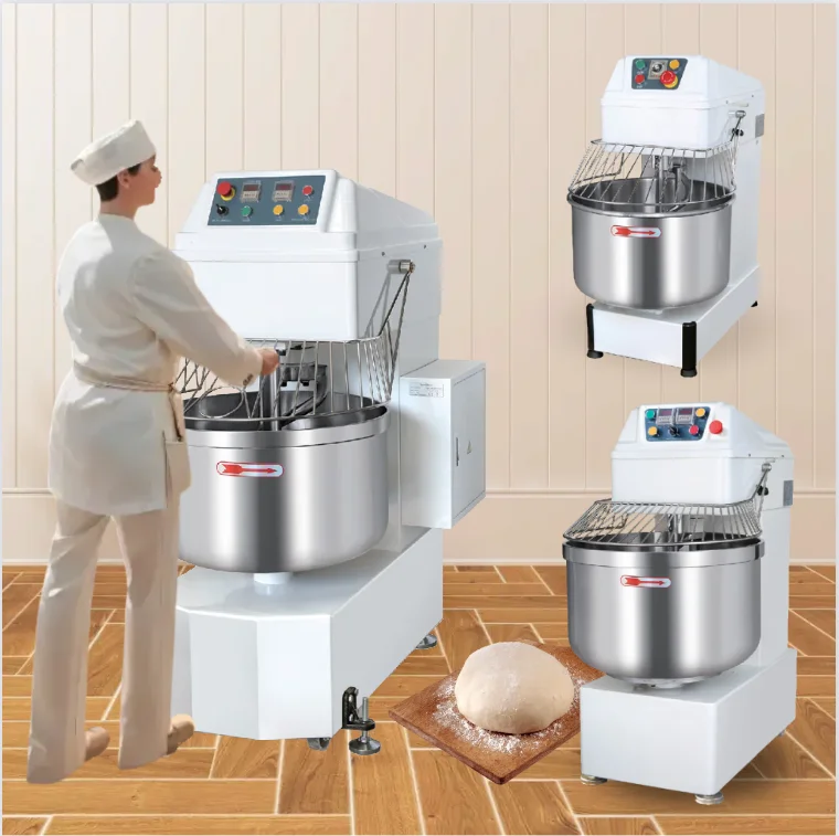 Guangdong spiral rotary noodle flour momo dough mixer 50kg 25kg 100 60 15 10 12 5 30 25 50 kg l 80kgr vertical uganda 110 volts