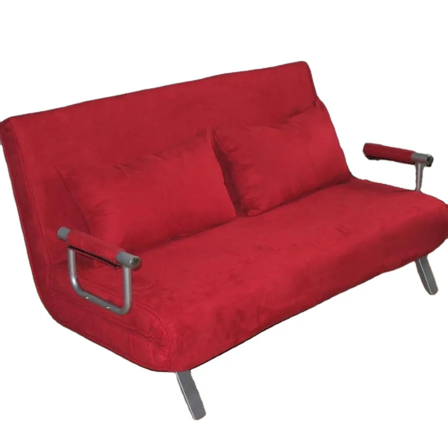 High Quality Multi functional Metal Structure Leisure Couch Convertible Armchair Used Reclining Folding Sofa Cum Bed Design