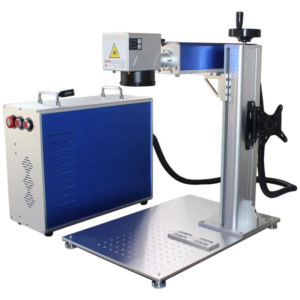 hot selling raycus fiber laser Logo Printing Laser 20W 30w 50w 100w Fiber Laser Marking Machine Raycus Source