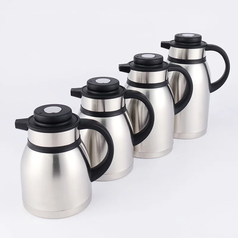 Hot sale thermo jug office coffee tea dinning vacuum heat kettle stainless steel insulation thermos flasks