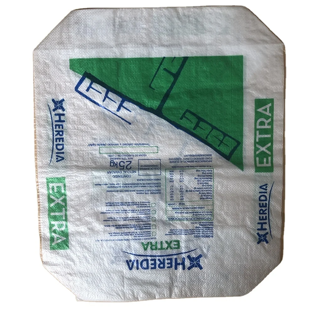 10kg 20kg ordinary portland pcb lafarge cement PP bags for sale plastic square bottom bags for packaging