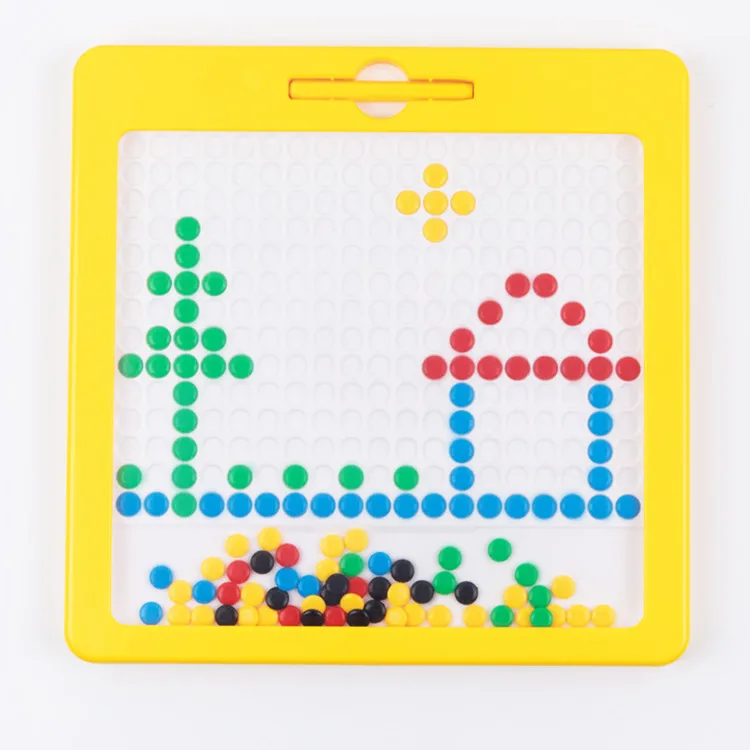 2022Direct Factory Magpad Dot Educational Doodle Drawing Toys Learn Drawing Colorful Magnet Beads