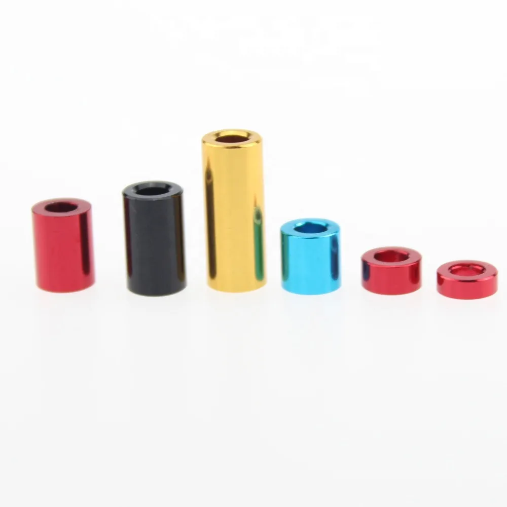 M2 M3 M4 black around aluminum brass hex standoff spacer male to female