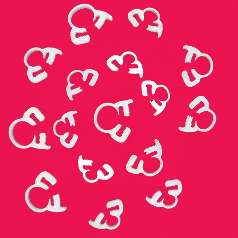 Plastic hose hoops Nylon strap throat hoop Plastic pipe clamp