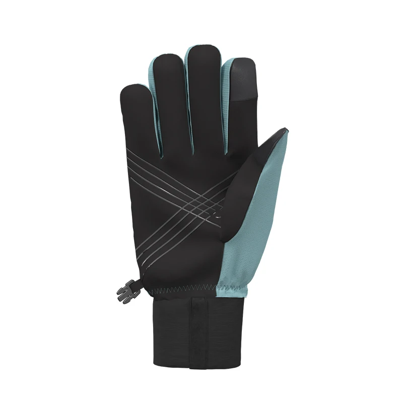 2024New Outdoor ski men custom warm ski sport winter warm waterproof windstopper anti-bacterium touch screen ski gloves