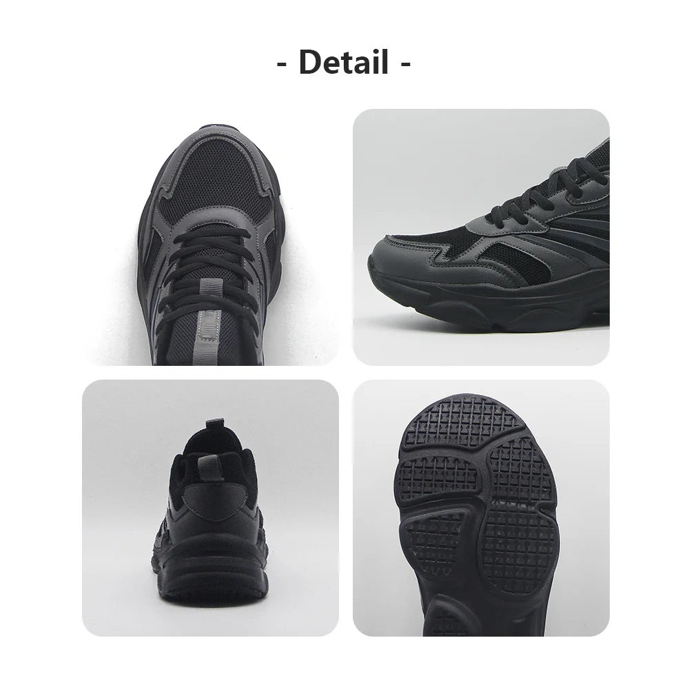 Qiyao Hot Selling Fashion Outdoor Running Sneakers Casual Breathable Rubber Sole Sport Running Shoes For Men