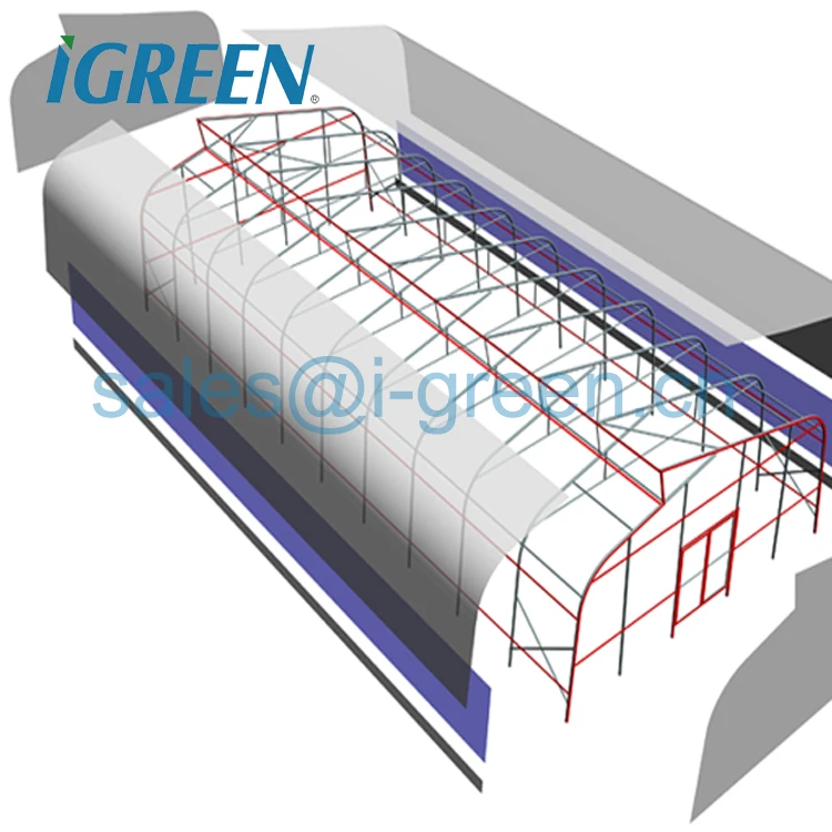 conservatory tropical greenhouses fixed by steel clamp tropical climate greenhouse tropical agricultural greenhouse