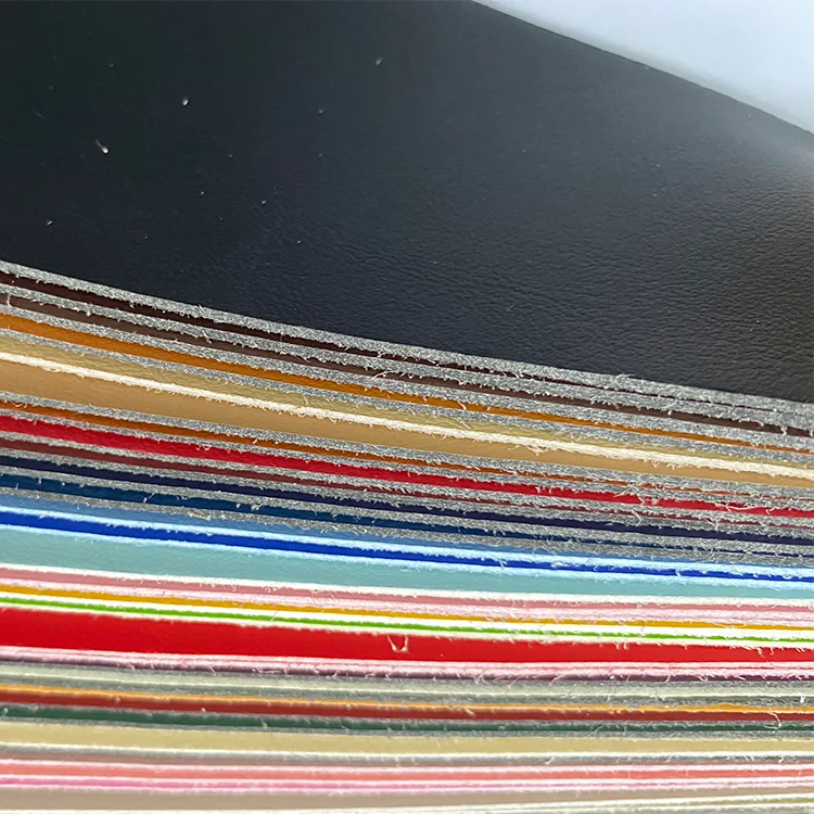 Nappa microfiber leather for automotive interiors, sofa leather and home textiles