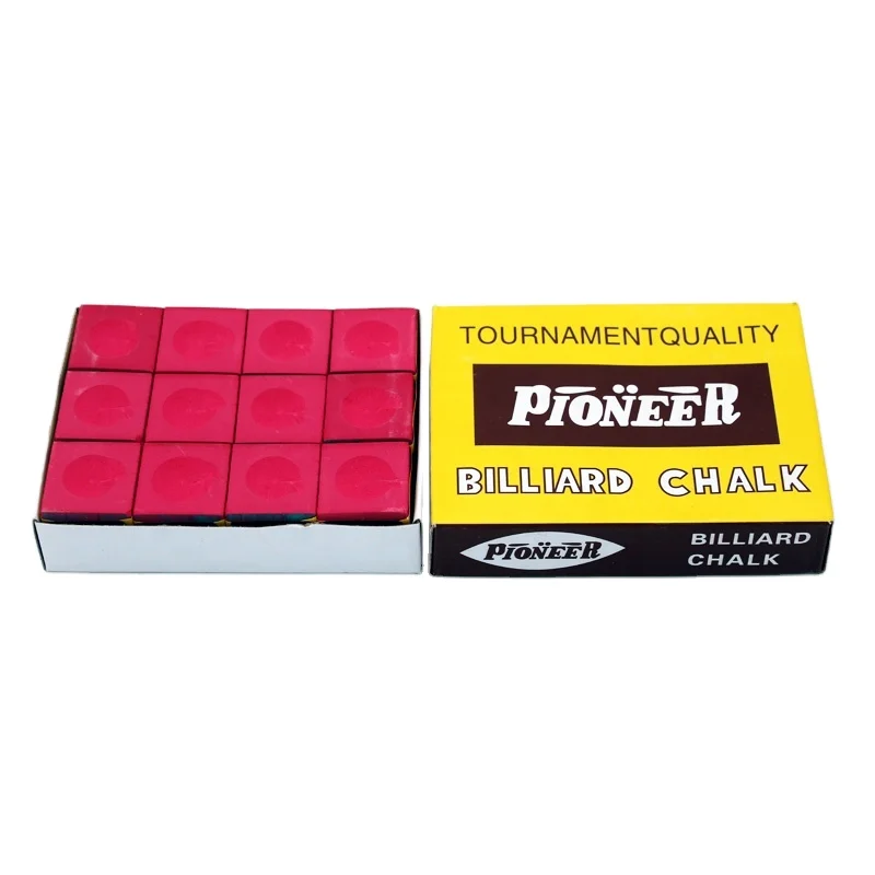 Cheap price for sale professional square chalk billiard game 12pcs/box chalk