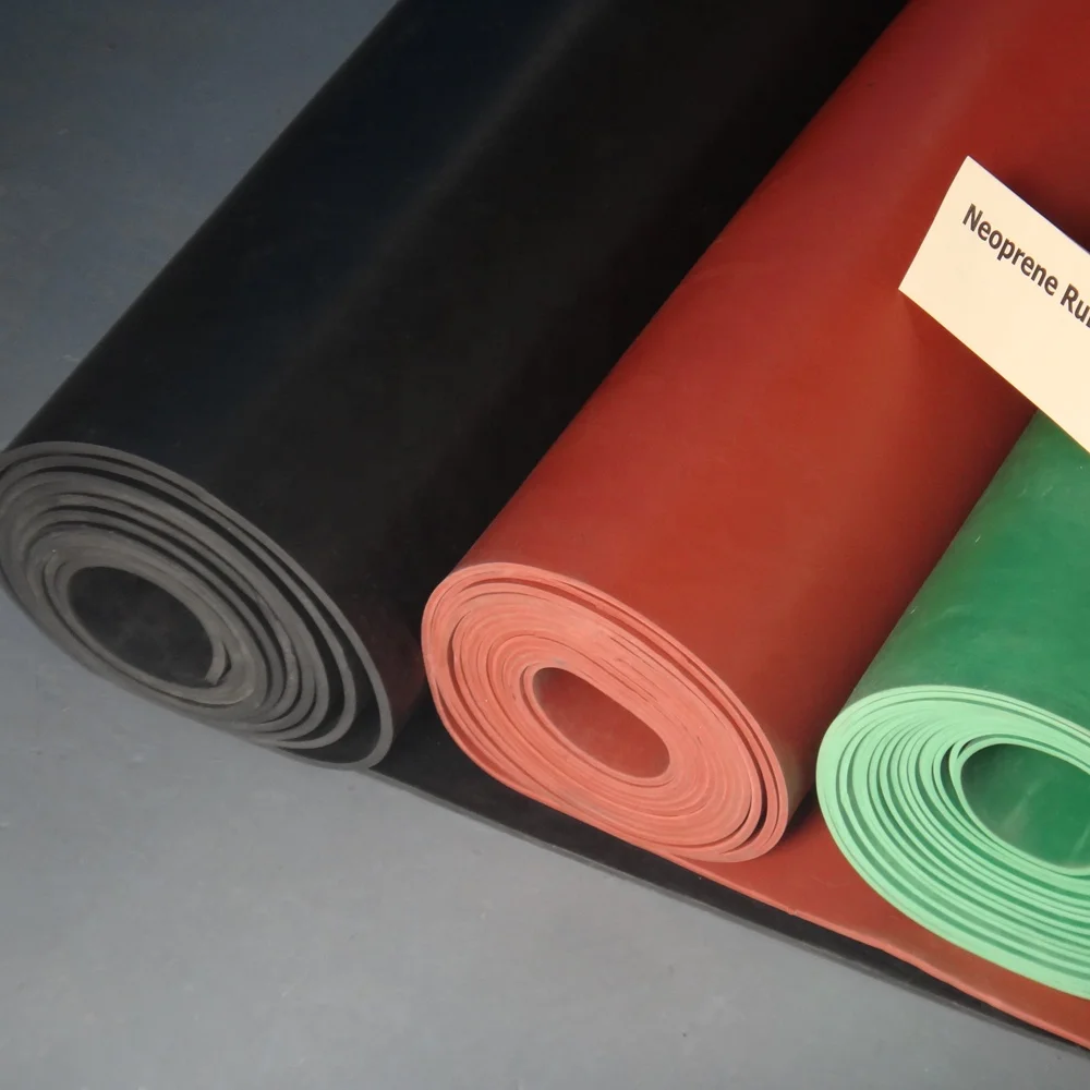 shangdu customer designed SBR/NBR/EPDM colored rubber sheet