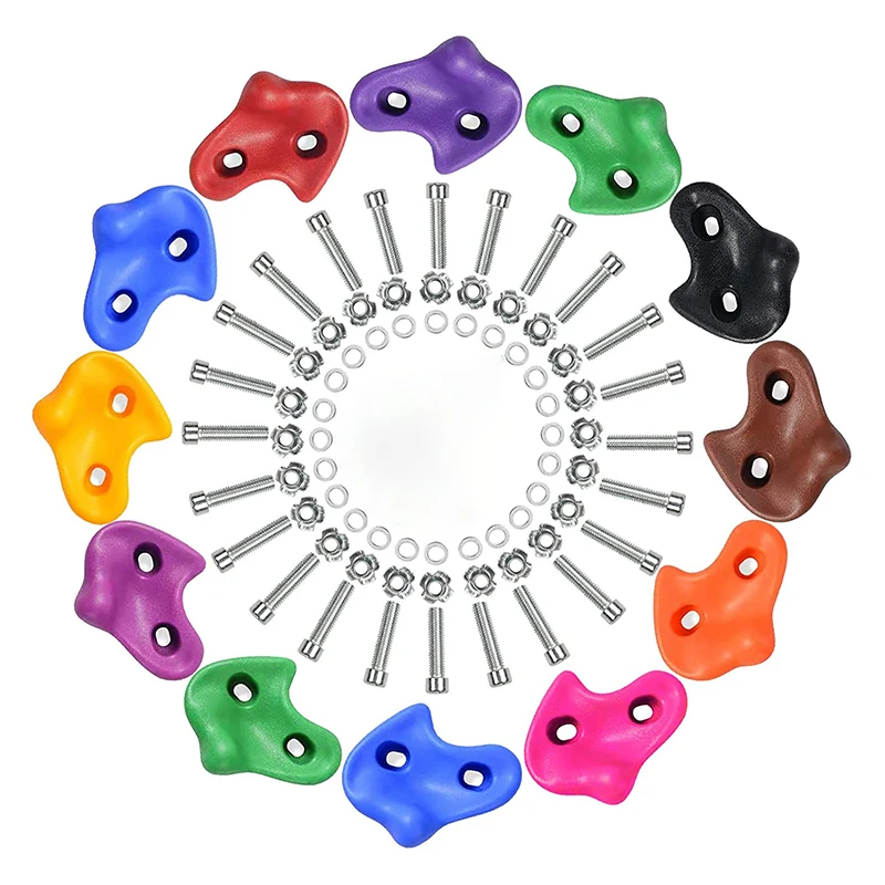 Factory Direct Sales Wall Grips Kit Rock Climbing Holds Rocks Climbing Stones Playground Rock Climbing For Kids