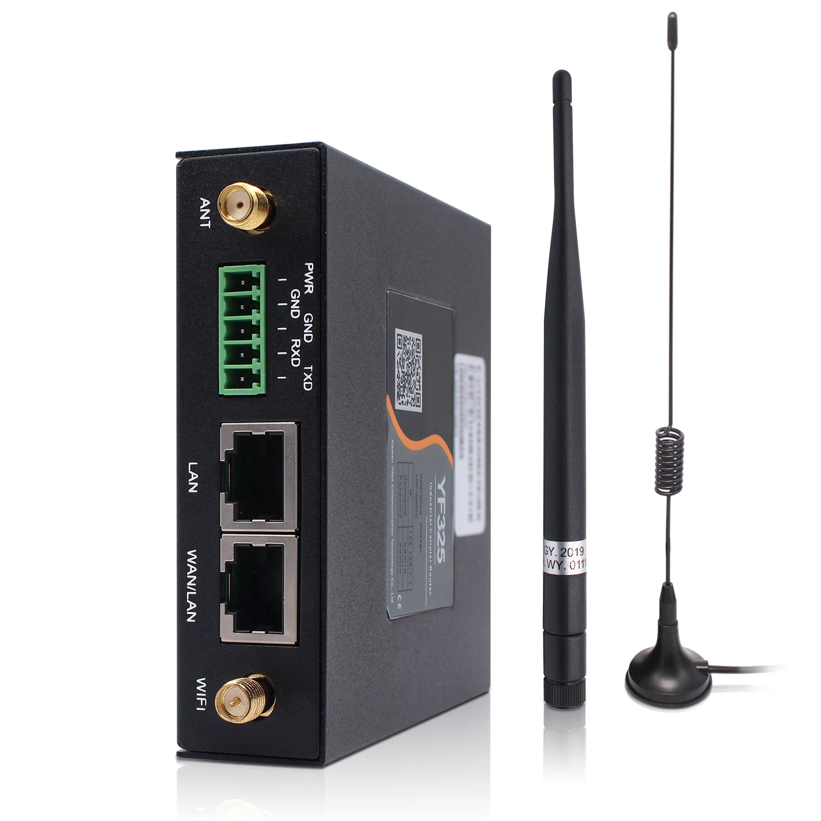 YF325-L1 3G 4G CPE Router Wifi 2.4Ghz Internet Industrial LTE  Cat 1 Wireless Wifi Industrial Router M2M Ethernet Ports