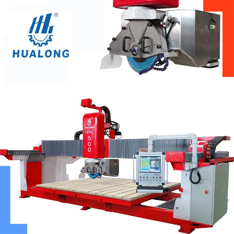 Hualong Machinery Laser Cutting Machines Automatic Bridge Stone Cutting Saw Machine Granite Marble Cutter