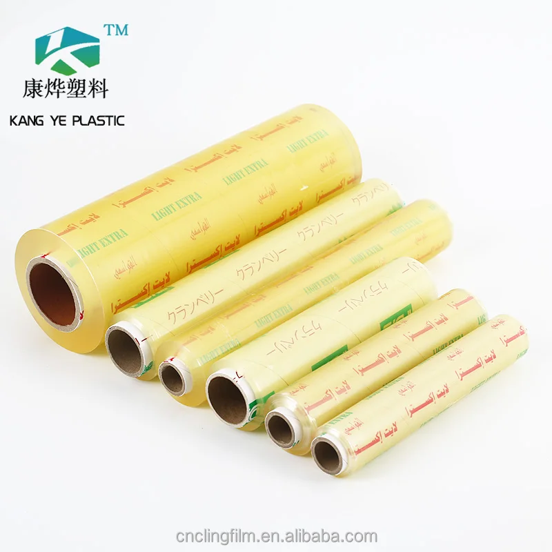 Pelicula adhesiva de PVC para envolver alimentos de alta calidad