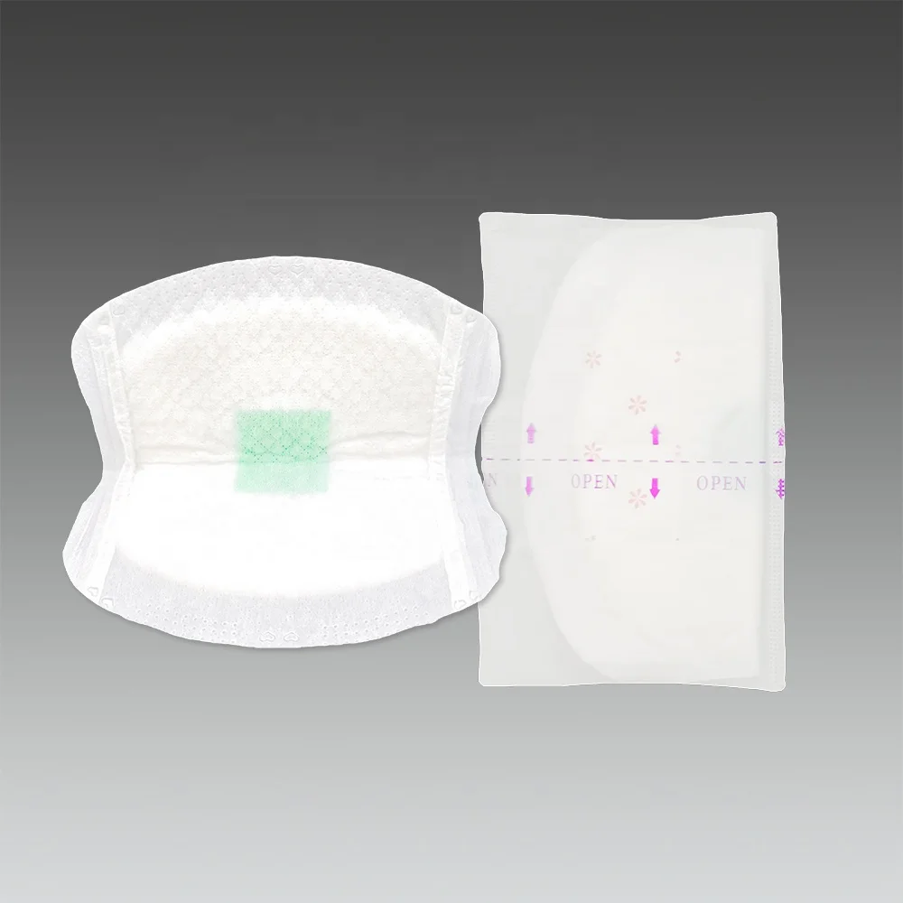 Eco friendly natural ultra soft extra large thin waterproof biodegradable nursing breast pads