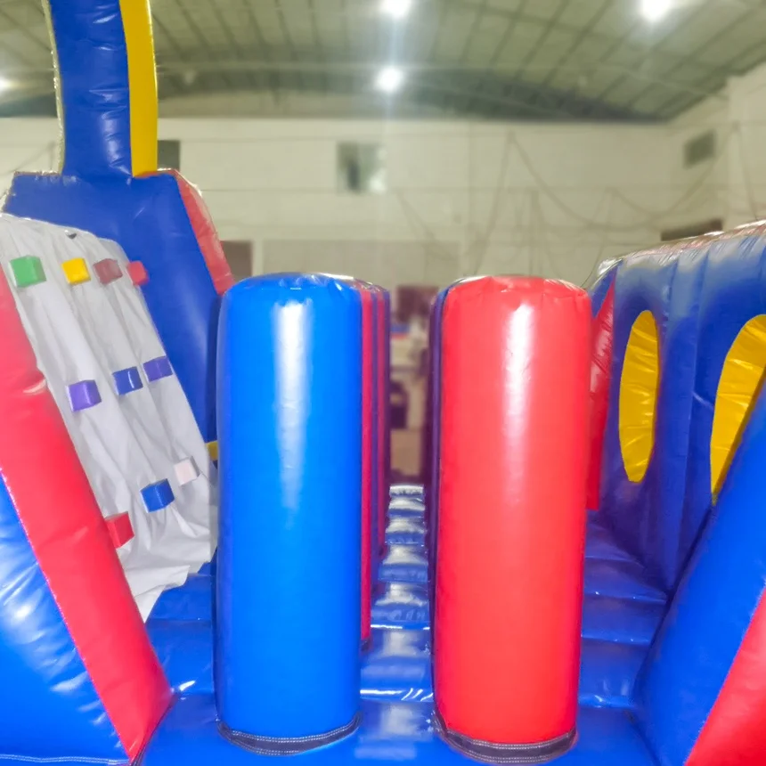 outdoor High Quality kids inflatable water obstacle course for sale