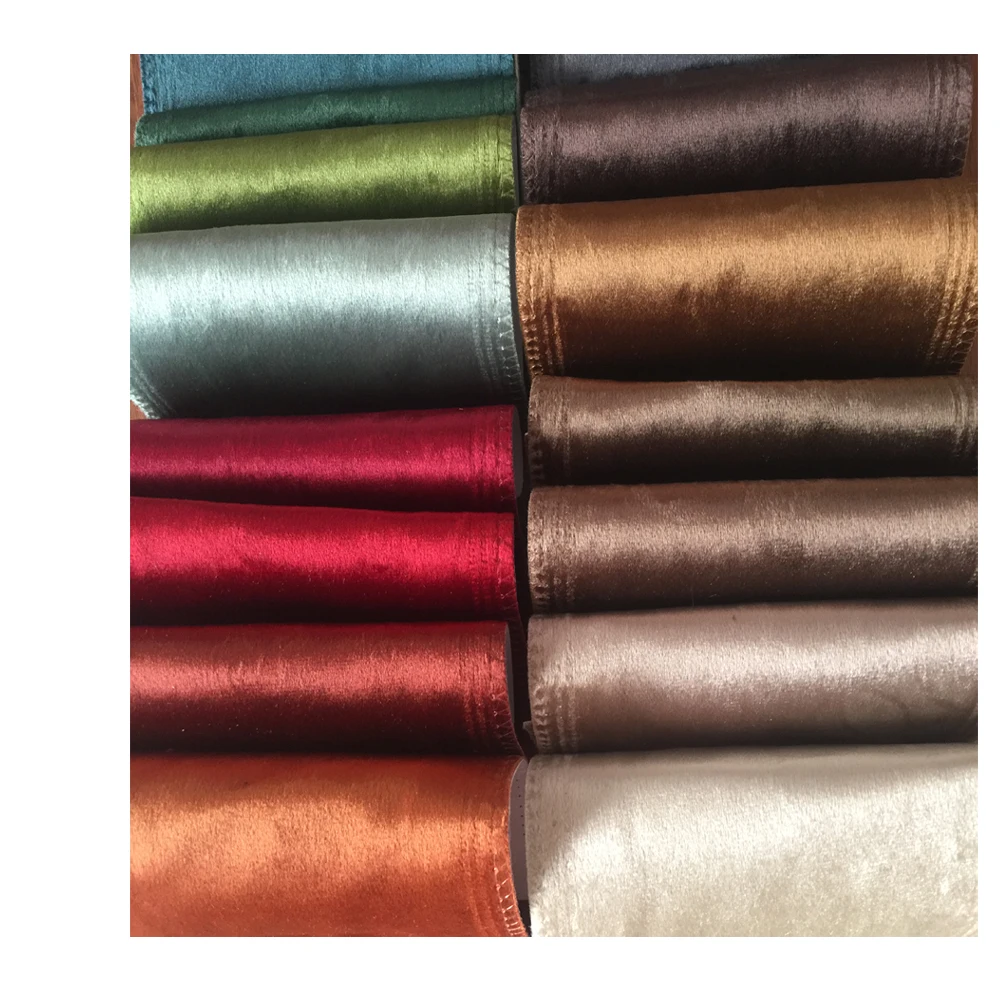 220gsm-300gsm 280cm Width Shiny Italian Velvet Upholstery Fabric