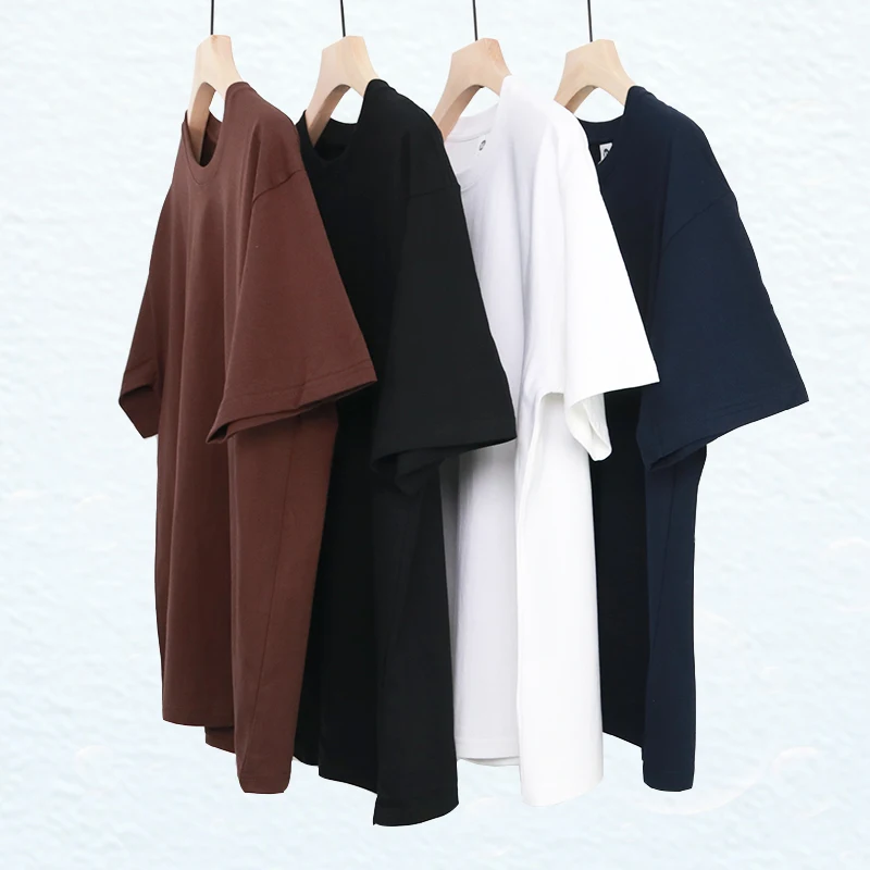 wholesale 250gsm blank 100% cotton casual tshirts custom logo print quality t shirts for men