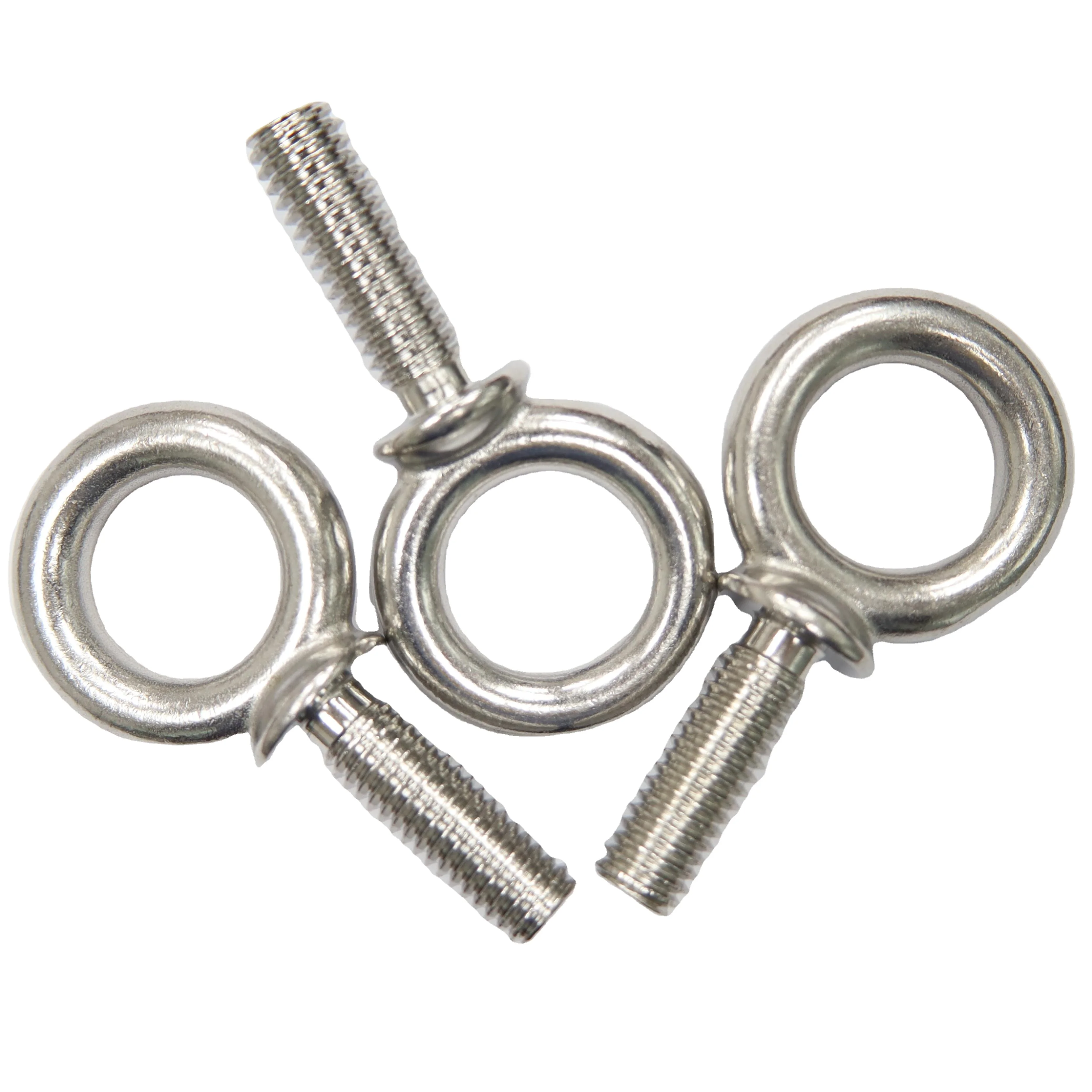 General Purpose US Type G279 Shoulder Type Eye Bolt Full Thread Forged Stainless Steel High Strength Machinery Eye Bolts Marine
