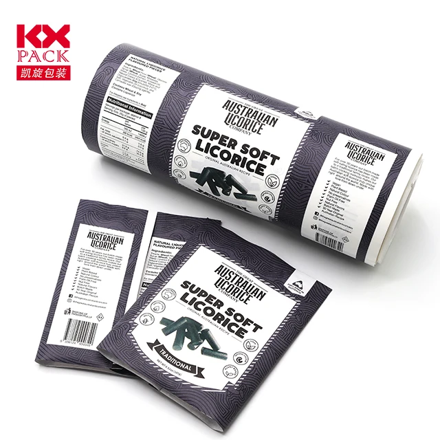 2023 New Arrival Custom Printed Plastic Film Laminating Roll Film Food Packaging Film Roll For Candy Potato Chips