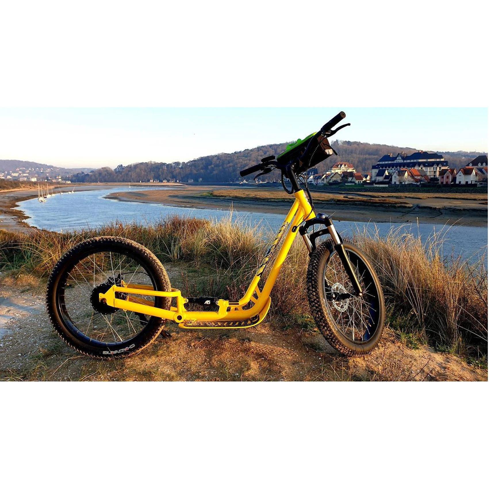 Best Quality 24 Inch Fat Tire E Scooters 17.5Ah Backpack Battery Full Suspension Fork Off-Road Escooter