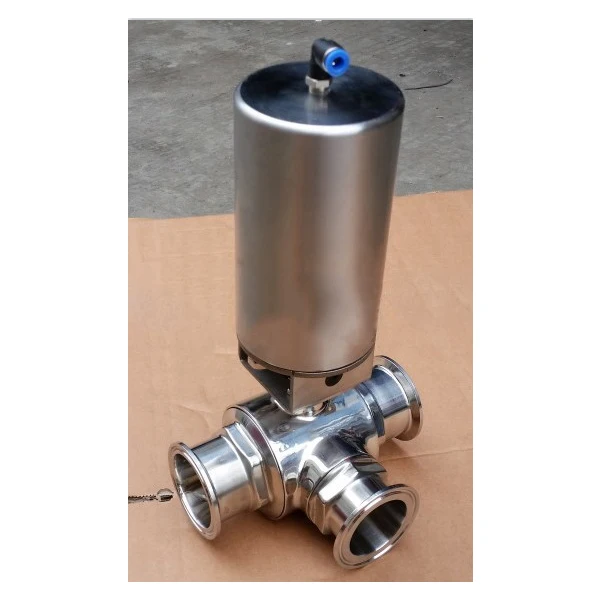 sanitary stainless steel pneumatic tank bottom valve