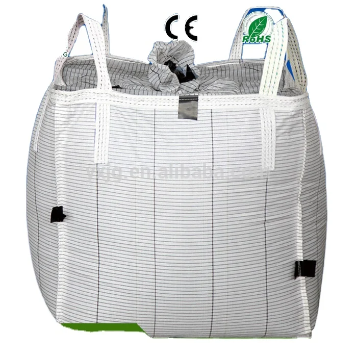 belted loop FIBC bag