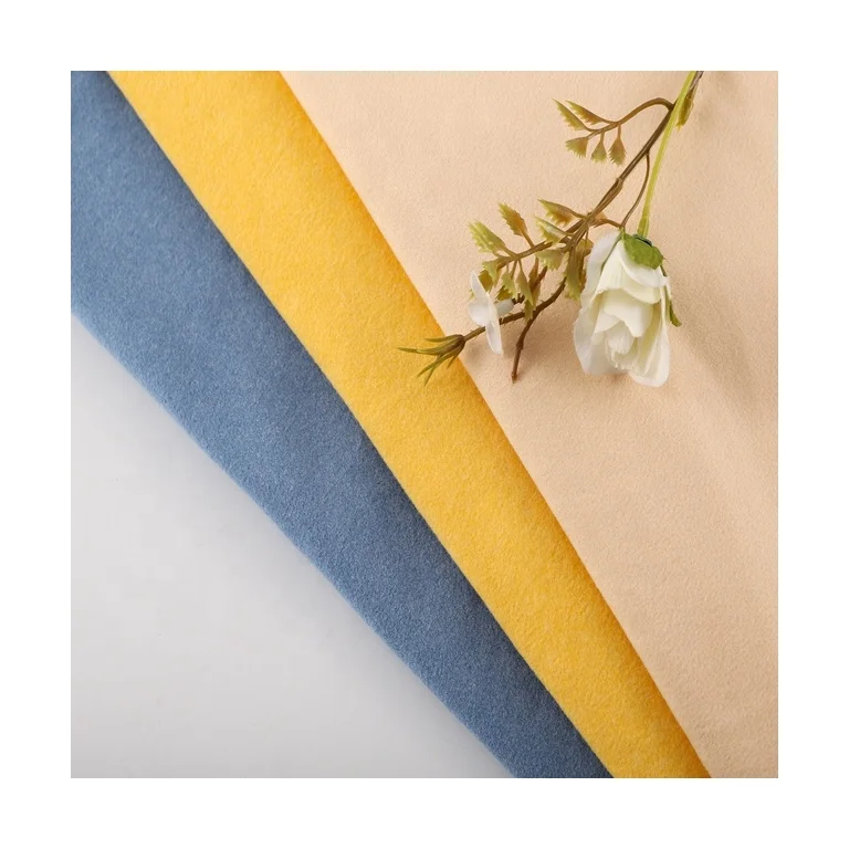 AB Ground  Knitted Fabric Skin-Friendly Velvet for Warm Home Wear New Colorful Base Sweater Interlock Style Outdoor Garments