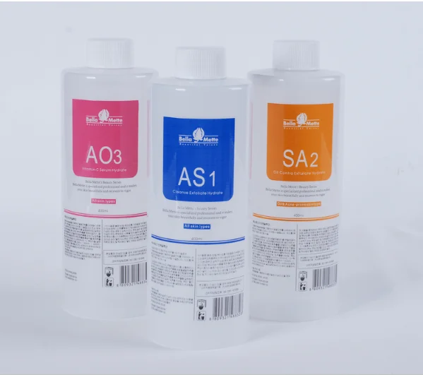 
ODM/OEM manufacturer 400ml Oxygent Jet aqua peel solution machine hydr afacial solution 
