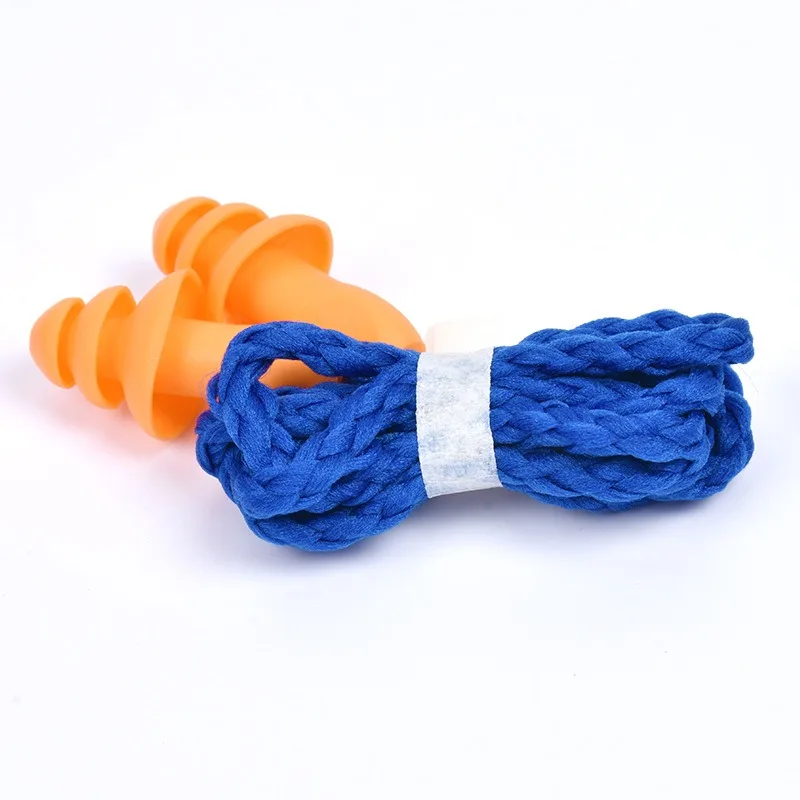 GI Noise Obsorbing Reduction Industrial Safety Hearing Protection Earplug Reusable String Ear Plugs