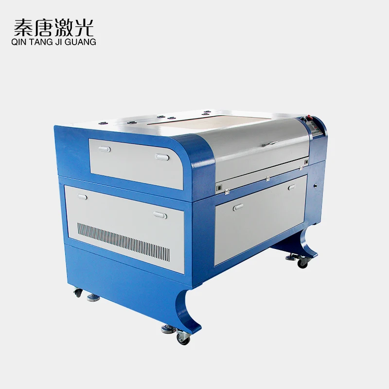 QT-6090 laser engraving machine CO2 60W 80W 100W  for wood leather cutting