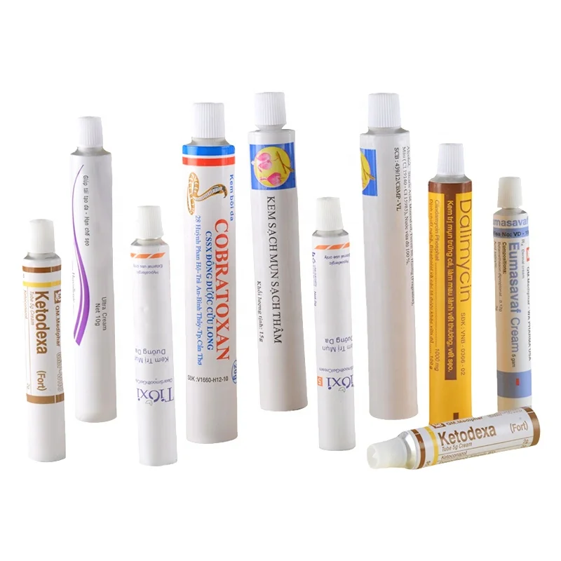 WBG Medical Food Grade Specialized Medicine Aluminum Squeezing Packaging PP Tube For Medical Products