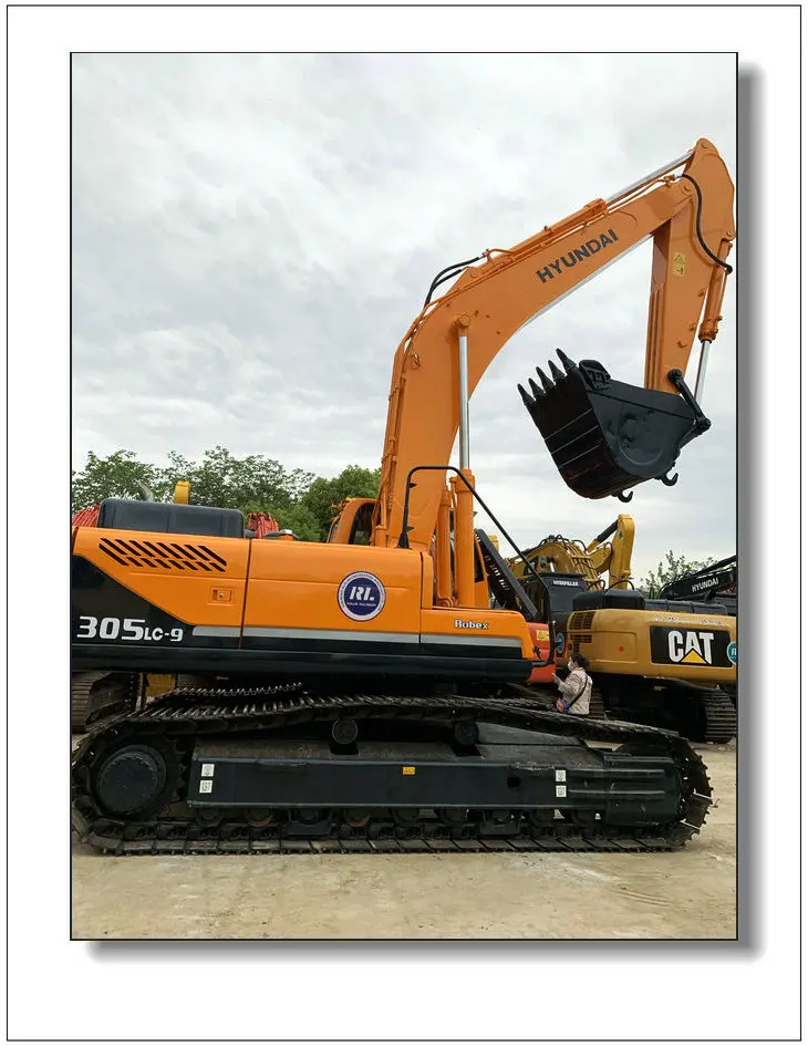 Экскаватор Hyundai305 б/у Hyundai 305-9T 305-9 305LC R220 R225 дешевый экскаватор распродажа