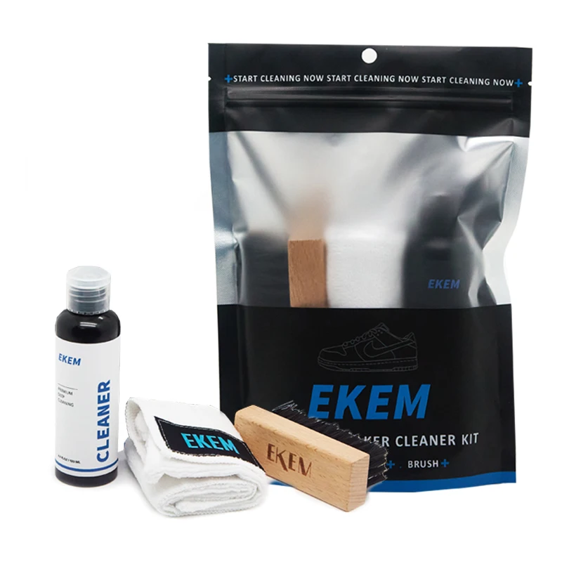 EKEM 2023 Hot Sale Shoe Cleaning Liquid Sneaker Kit Care Set Spray Cleaner