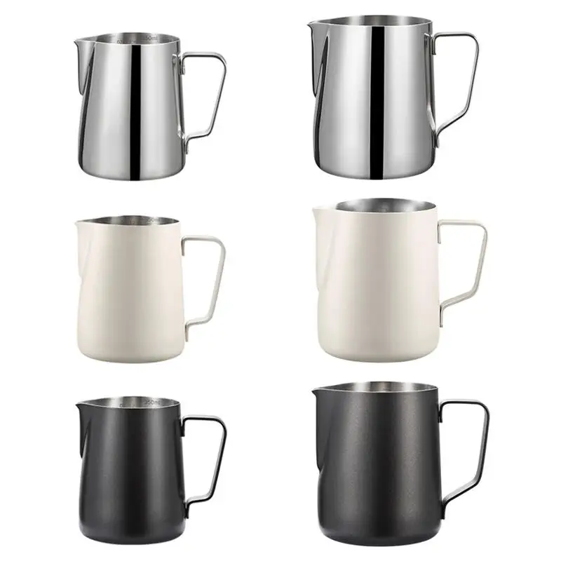Cappuccino Coffee Tools Water Kettle Barista Decor Ceram Milk Jug Froth Pitcher 600ml