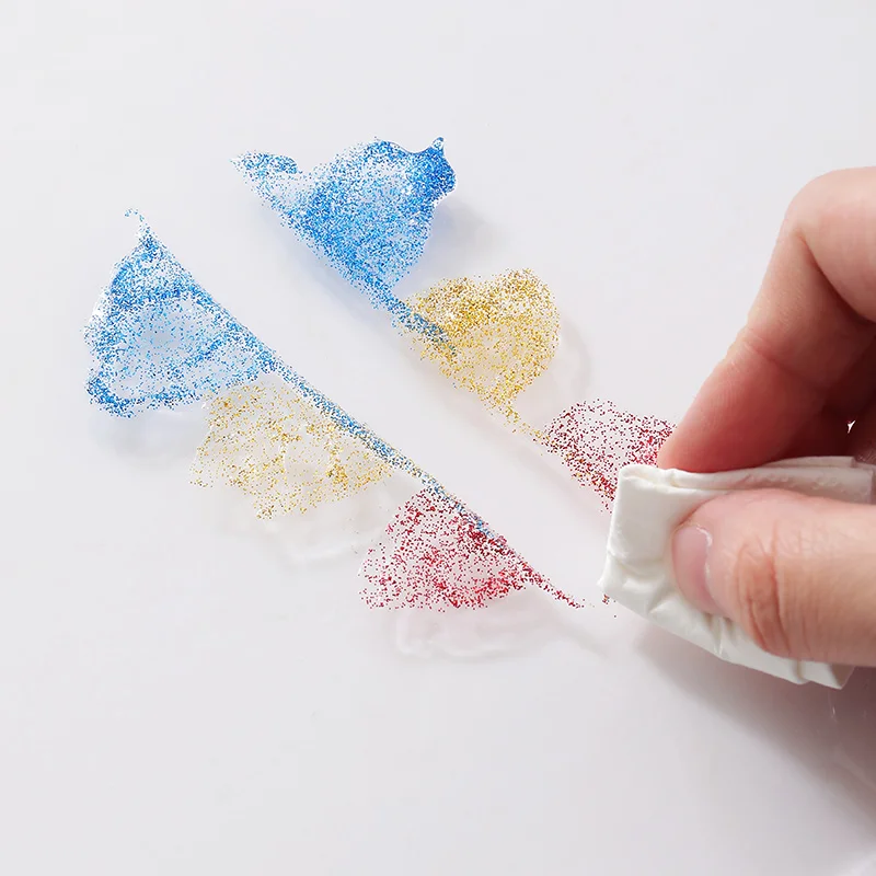 High Quality Wholesale Non-toxic Glitter Glue Kit Colorful Basic 8Colors Glitter Glue For Art Painting Kids Art Artist Paint