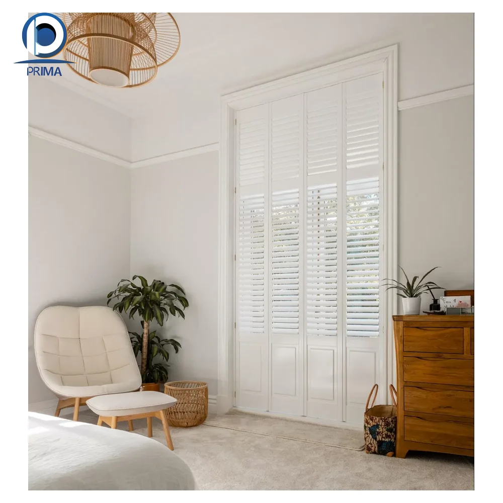 Prima Best Sale Wooden Louver Wood Horizontal Window Venetian Blinds