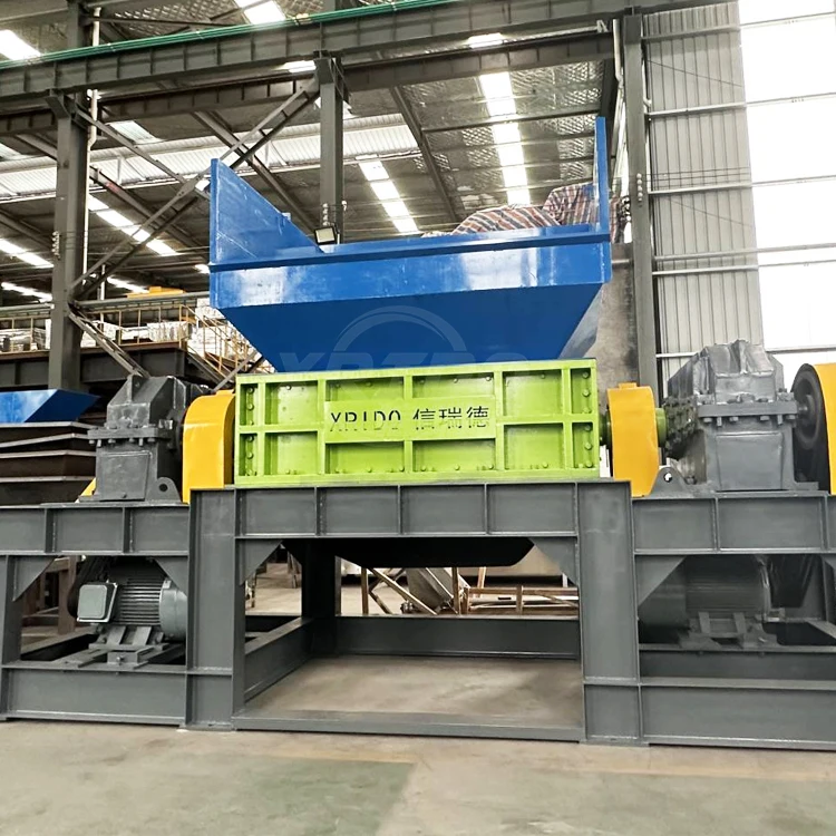 Factory Price Double Shaft Heavy Duty  Metal Crusher Machine Waste Scrap Metal Shredders With CE