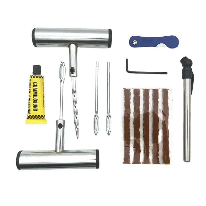 Tubeless Auto Tire Plug Kit for Car Flat Tire Puncture Repair Tools Set