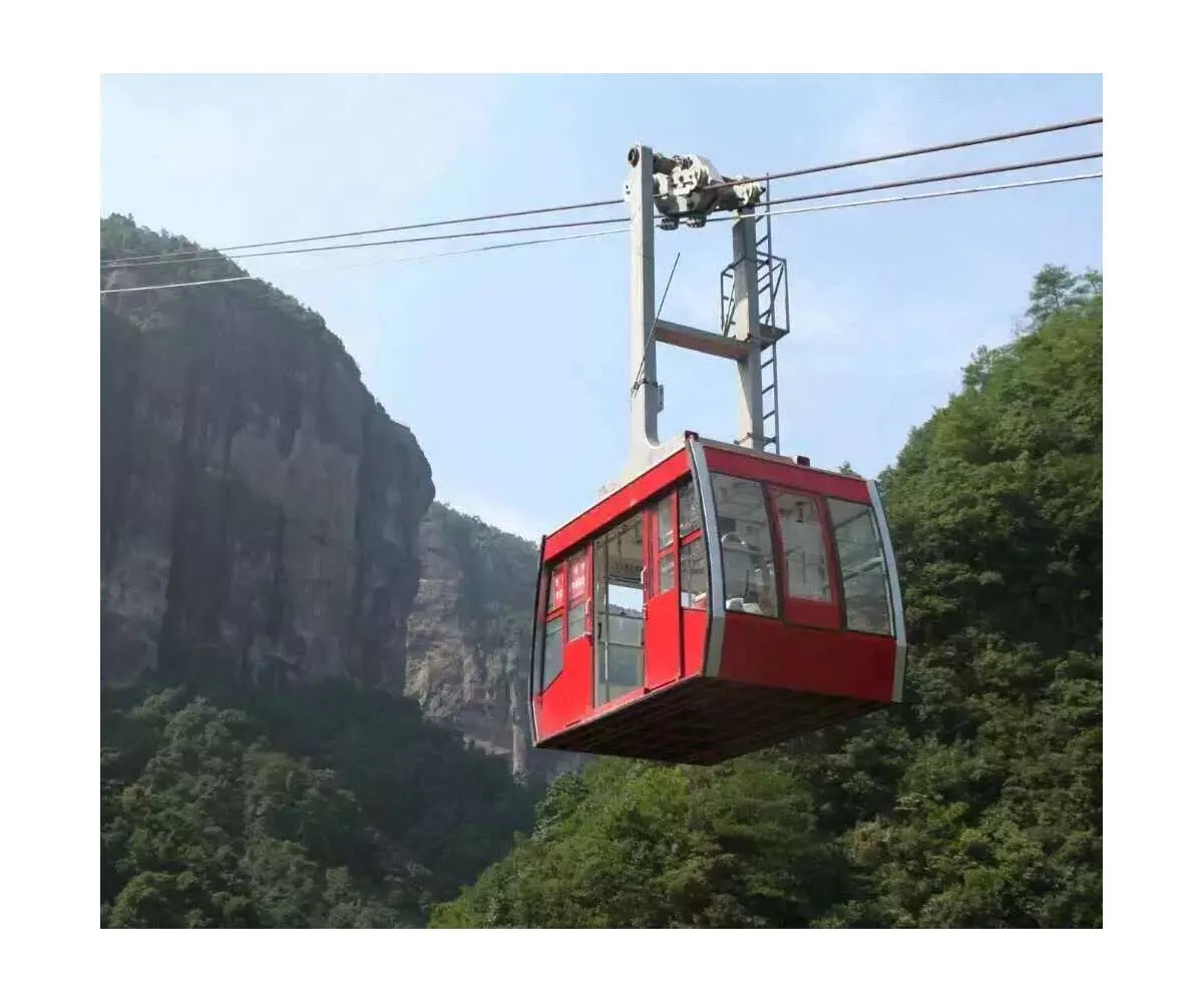 manufacturer selling Ropeway circulating fixed grip two persons cabin Gondola lift cable car